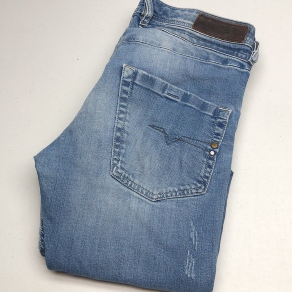VINTAGE MENS DIESEL BELTHER SLIM TAPER JEANS 28x32 😎